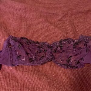 Purple lace soma bra, 34 G worn once